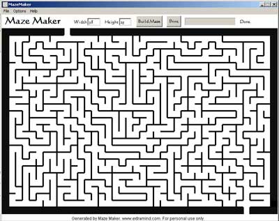 Maze Maker Screen Shot